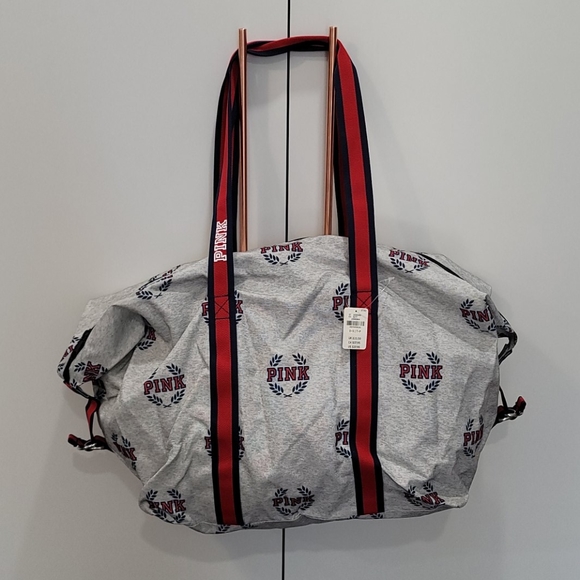 NWT VS Pink Campus Duffel Bag - Picture 2 of 4